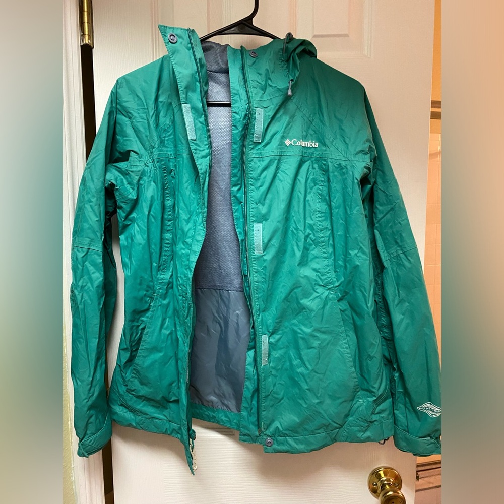 Columbia Emerald Green S Rain Jacket - Picture 3 of 12